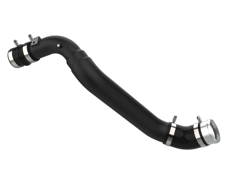 aFe — aFe Bladerunner Intercooler Cold Charge Pipe Black 3.5-2.75in 2021+ Ford F-150 V6-2.7L (tt)
Cold Charge Pipe - view 5