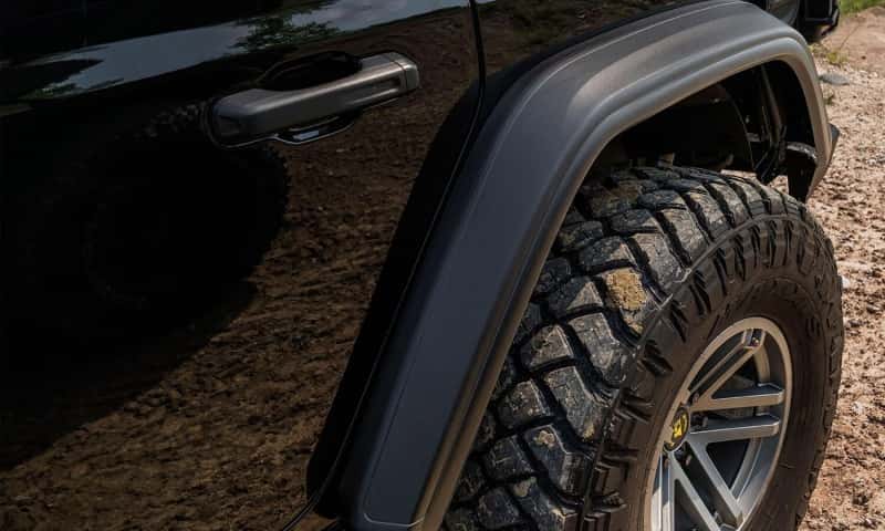 Bushwacker — Bushwacker 18-21 Jeep Wrangler JL (2-Door & 4-Door) Flat Style Flares 4pc - Black
FF Hyperform Sty 4Pc - view 3