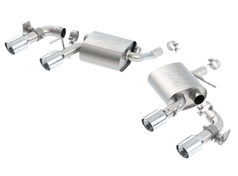 Borla — Borla 2016 Chevy Camaro V6 AT/MT ATAK Rear Section Exhaust w/ Dual Mode Valves
Axle-Back System - view 3
