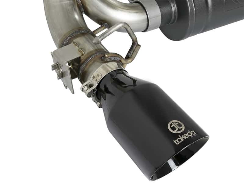 aFe — aFe Takeda 3in 304 SS Axle-Back Exhaust System w/ Black Tip 16-18 Ford Focus RS 2.3L (t)
Axle-Back Exhaust - view 2