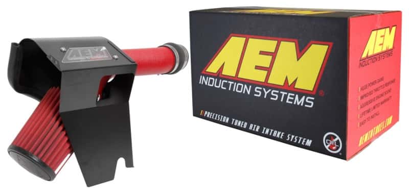 AEM Induction — AEM 2018 Subaru WRX STI 2.5L H4 F/I Cold Air Intake System - Wrinkle Red
Cold Air Intake Syst
AEM Cold Air Intake - view 6