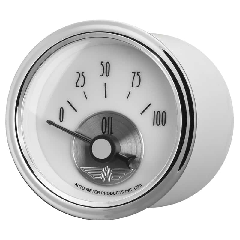 AutoMeter — Autometer Prestige Series Pearl 2-1/16in 100PSI Electronic Oil Pressure Gauge
2-1/16" OIL PRESS, 0 - view 8