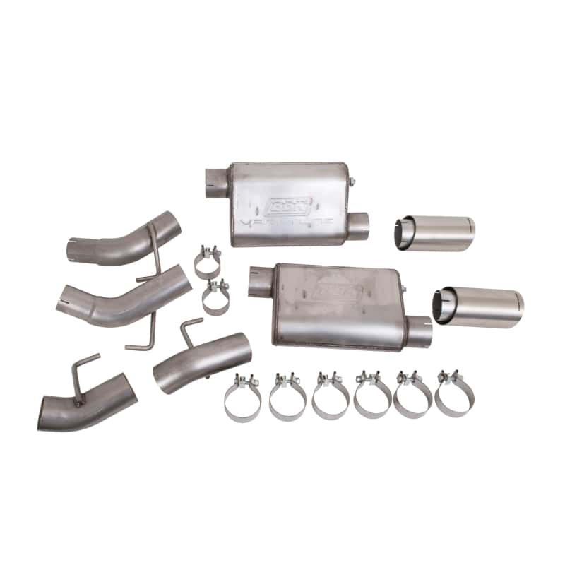 BBK — BBK Vari-Tune Axle Back Exhaust Kit 2 Adjustable Performance Mufflers 2-3/4 Pipe 4 in. Tips
Axle Back Exhaust - view 2