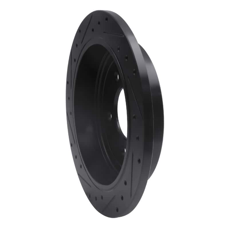 R1 Concepts — R1 97-04 Ford F-150 RWD Rear Right Drilled & Slotted Black Brake Rotor
R1 Brake Rotor Drill - view 4