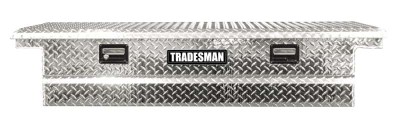 Tradesman — Tradesman Aluminum Single Lid Cross Bed Truck Tool Box (70in.) - Brite - view 1