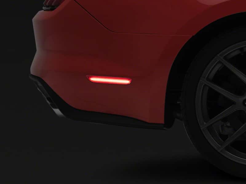 Raxiom — Raxiom 15-23 Ford Mustang Axial Series LED Side Marker Lights Rear- Red
Lights - view 1