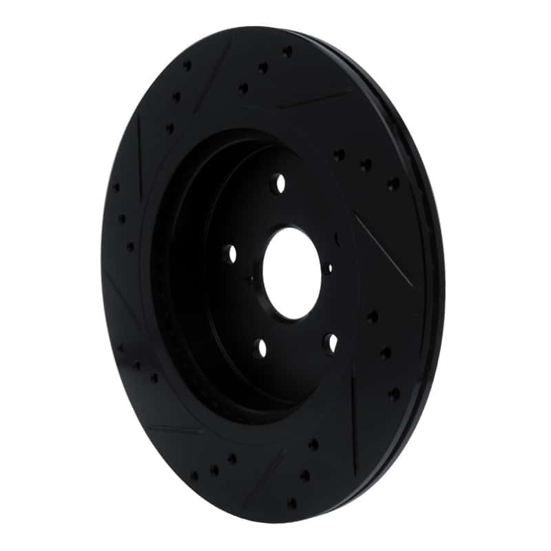 R1 Concepts — R1 15-25 Subaru Outback Rear Right Drilled & Slotted Black Brake Rotor
R1 Brake Rotor Drill - view 4