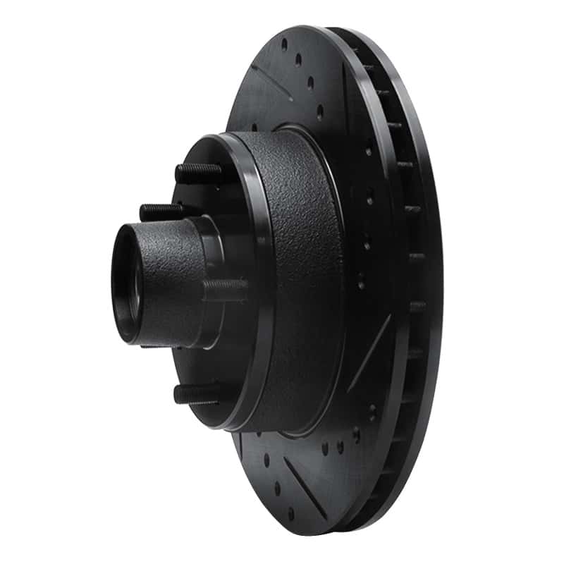 R1 Concepts — R1 78-90 Buick LeSabre Front Right Drilled & Slotted Black Brake Rotor
R1 Brake Rotor Drill - view 2