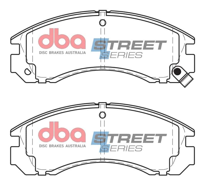 DBA — DBA 91-99 Mitsubishi 3000GT (Excl VR-4 Models) Street Series Front Brake Pads
Brake Pad - view 1