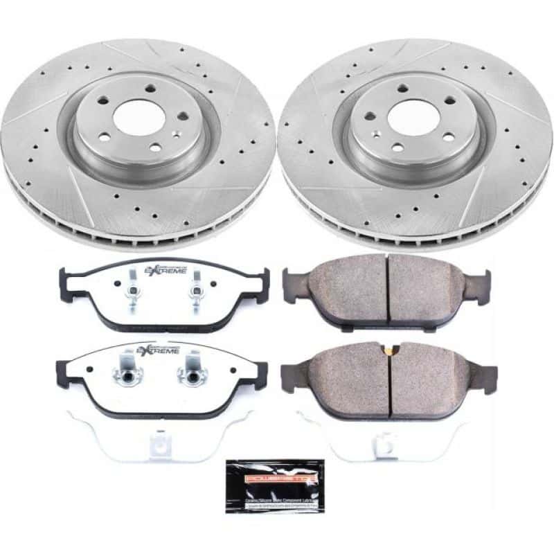 PowerStop — Power Stop 12-16 Audi A6 Quattro Front Z26 Street Warrior Brake Kit - view 1