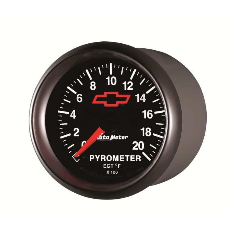 AutoMeter — AutoMeter Gauge Pyrometer (Egt) 2-1/16in. 2000 Deg. F Stepper Motor Chevy Red Bowtie Black
2-1/16" PYROMETER KI - view 8