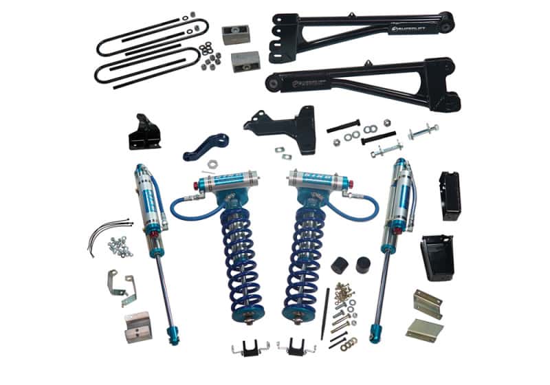 Superlift — Superlift 11-16 Ford F-250/F-350 SD 4WD 6in Lift Kit w/Repl Radius Arms & King Coilovers Rear Shocks
Suspension Lift Kit - view 2