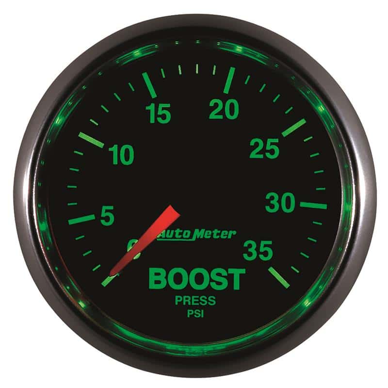 AutoMeter — AutoMeter GS 2 1/16 inch 35PSI Mechanical Boost Gauge
2-1/16" BOOST, 0-35 - view 5