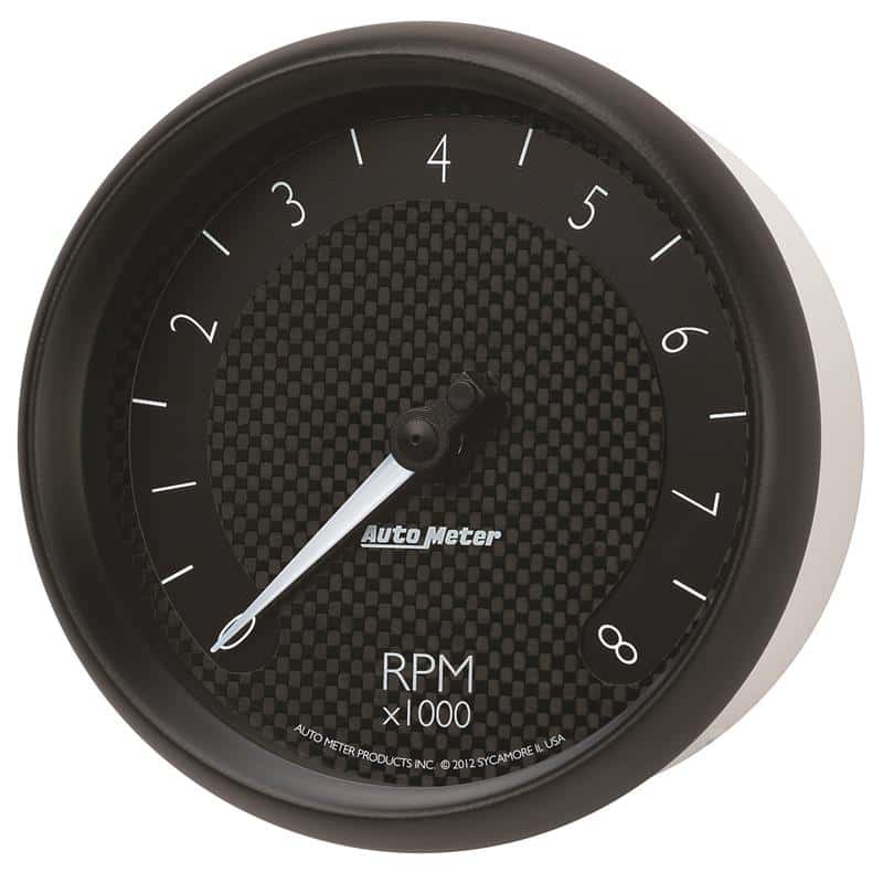 AutoMeter — Autometer GT Series 5in In Dash 8K RPM Tachometer
5" TACH, 8,000 RPM, - view 2