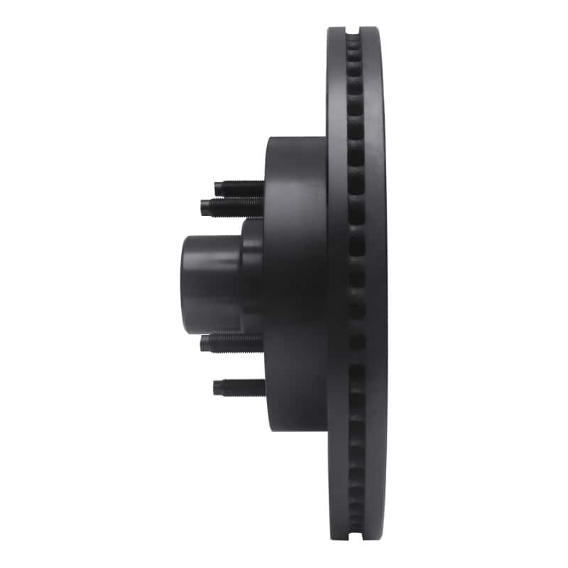 R1 Concepts — R1 04-06 Ford E-150 Front Right Drilled & Slotted Black Brake Rotor
R1 Brake Rotor Drill - view 3