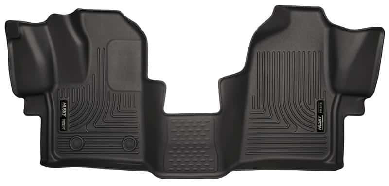 Husky Liners — Husky Liners 2015 Ford Transit-150/Transit-250/Transit-350 WeatherBeater Front Black Floor Liners
Floor Liners - view 2