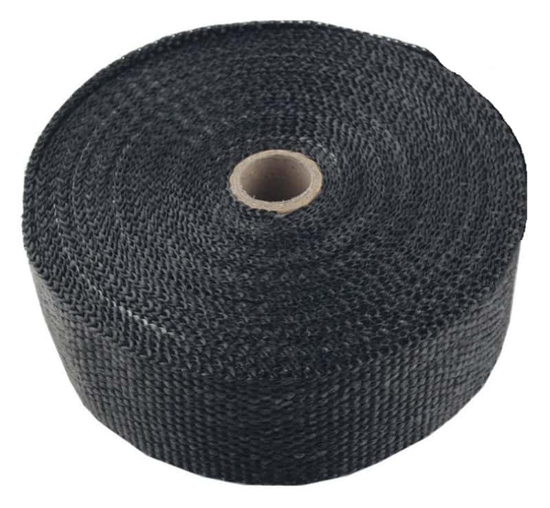 Torque Solution — Torque Solution Fiberglass Exhaust Wrap Universal 1inx50ft - Black - view 1