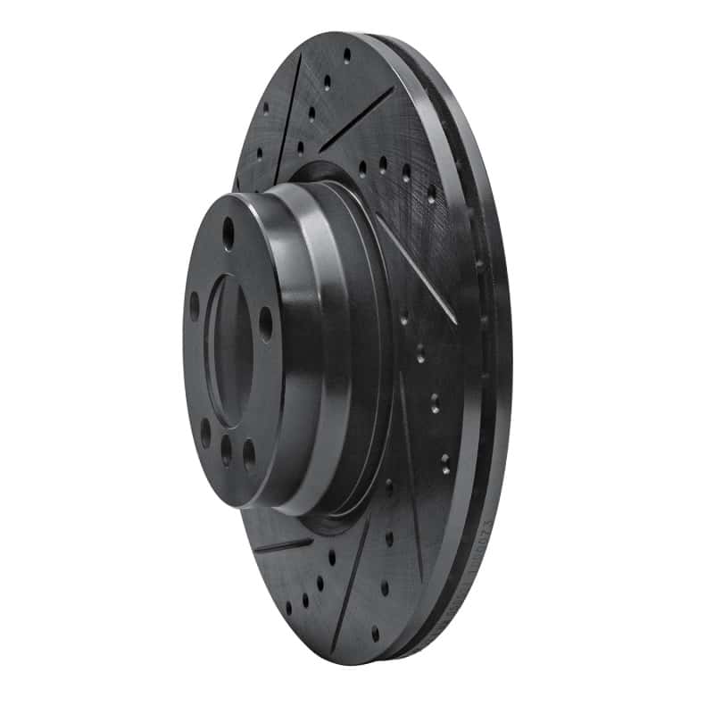 R1 Concepts — R1 12-18 BMW 228I Front Left Drilled & Slotted Black Brake Rotor
R1 Brake Rotor Drill - view 2