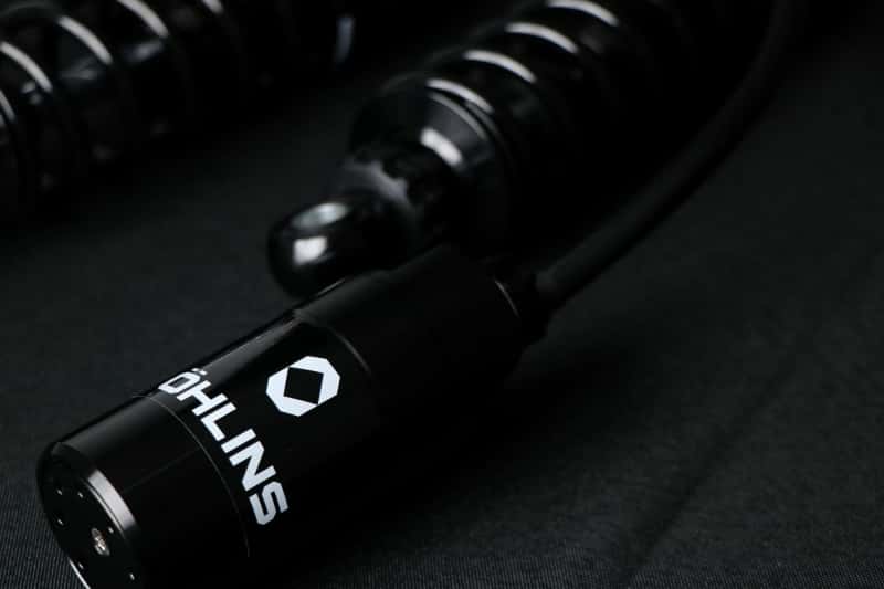 Ohlins — Ohlins 14-26 Harley FL Touring STX 36 Twin Blackline 12in Blk Reservoir Shocks - Heavy Duty Springs - view 3