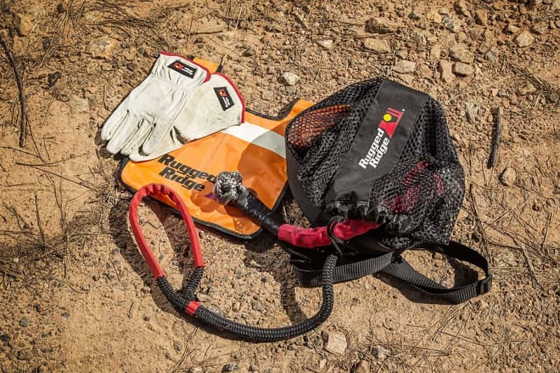 Rugged Ridge — Rugged Ridge Premium Recovery Kit with Mesh Bag
Recovery Kit - view 3