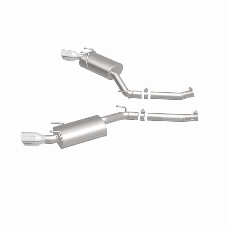 Magnaflow — MagnaFlow Axle-Back Stainless Dual Split 4in Polished Tips 10-15 Chevrolet Camaro Convert. 3.6L V6
Axle-Back
Cat-Back - view 7