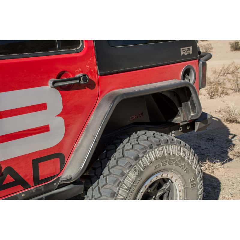DV8 Offroad — DV8 Offroad 07-18 Jeep Wrangler JK Front & Rear Flat Tube Fenders
Fender Flares - view 10