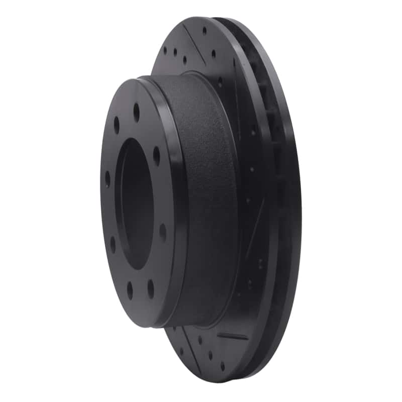 R1 Concepts — R1 99-25 Chevrolet Express 3500 Rear Right Drilled & Slotted Black Brake Rotor
R1 Brake Rotor Drill - view 2