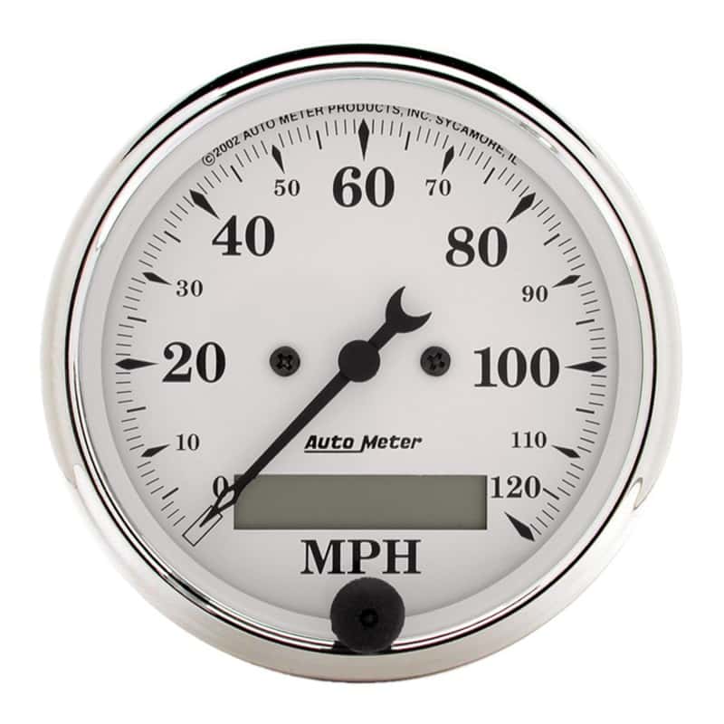 AutoMeter — Autometer Old Tyme White 5 Piece Kit (MPH/FUEL/OILP/WTMP/BAT) 59-60 Chevy Car Direct-Fit Dash Kit
GA KT CHEV 59-60 OTW - view 5