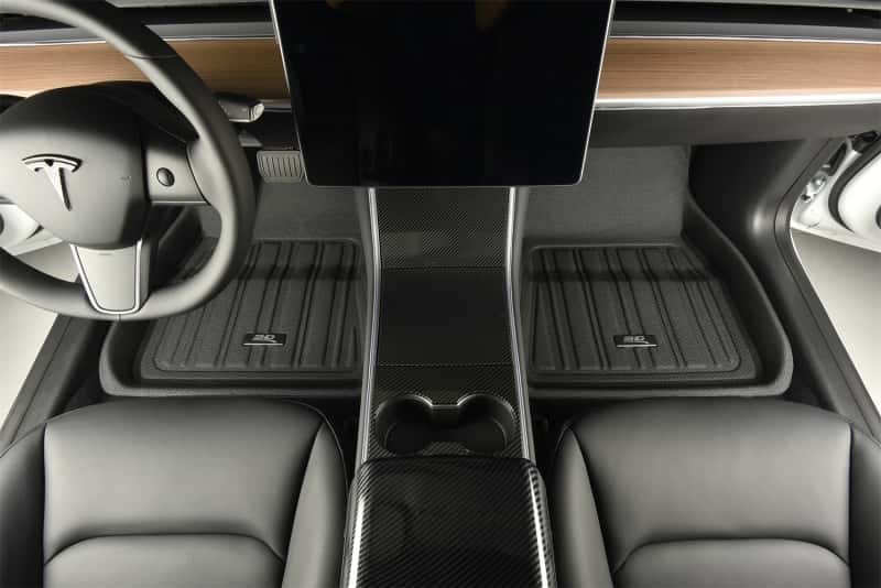 3D MAXpider — 3D MAXpider 2020-2022 Tesla Model 3 Elitect 1st & 2nd Row Floormats - Black
Floor Mat Set - view 2