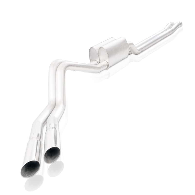 Stainless Works — Stainless Works 15-25 Ford F150 5.0L Legend Aftermark Connection Dual 3.5in Side Exit Polished Tips
Exhaust System - view 1