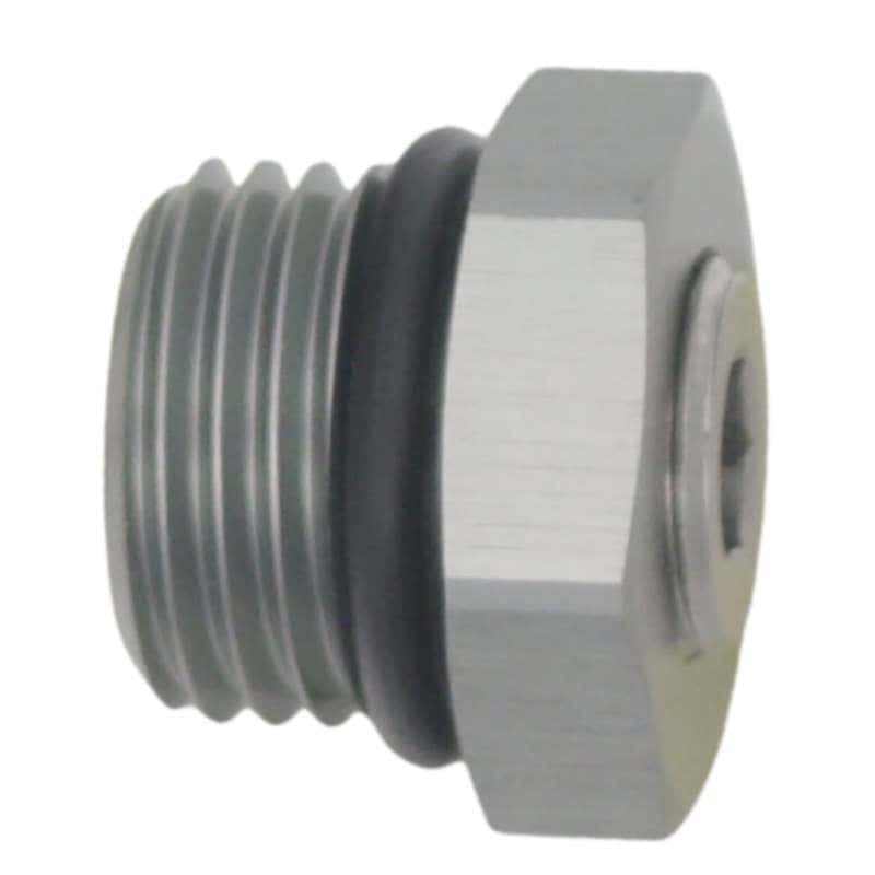DeatschWerks — DeatschWerks 6AN ORB Male Plug Fitting with 1/8in NPT Gauge Port - Anodized DW Titanium
Lines & Fittings - view 1