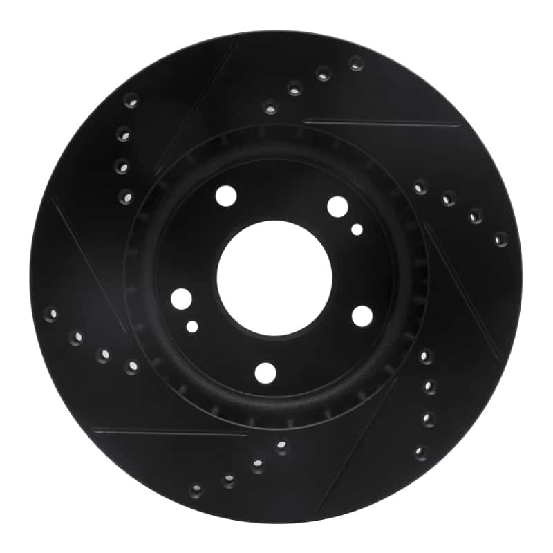 R1 Concepts — R1 2011-2025 Hyundai Elantra GT Front Right Drilled & Slotted Black Brake Rotor
R1 Brake Rotor Drill - view 5