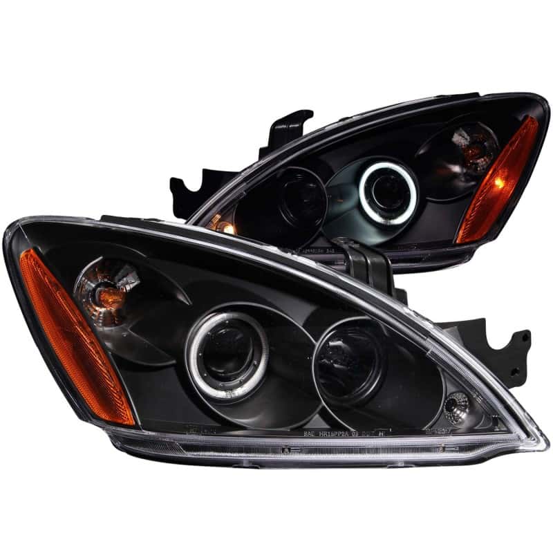 ANZO — ANZO 2004-2007 Mitsubishi Lancer Projector Headlights w/ Halo Black (CCFL)
Head Light Set
HdLtSet - view 1