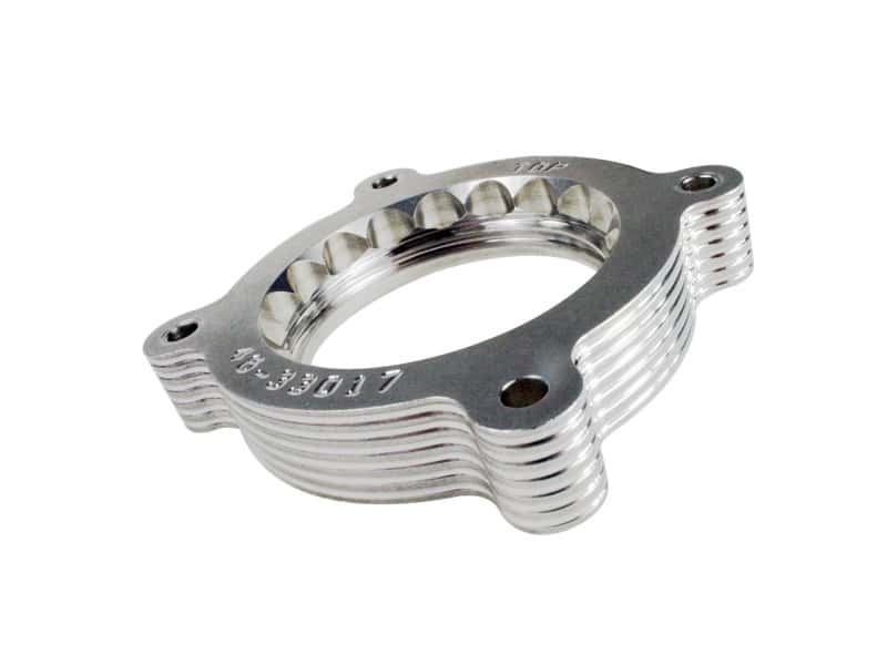aFe — aFe Silver Bullet Throttle Body Spacer 11-12 Ford F-150 V6 3.5L (tt) EcoBoost
Throttle Body Spacer
TBdySpacer - view 1