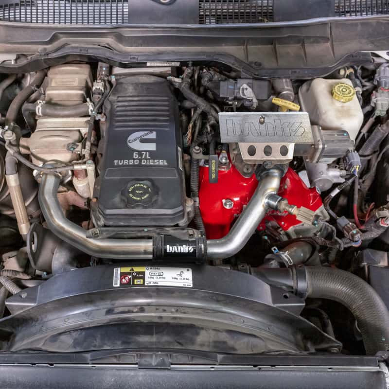 Banks Power — Banks Power 07.5-12 Ram Cab Chassis 6.7L Diesel Monster-Ram Intake System w/Fuel Line - Natural
Ram Air Intake - view 3