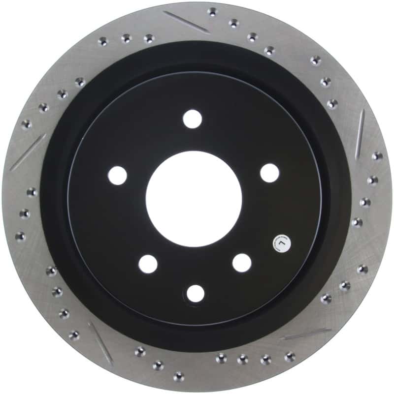 Stoptech — StopTech 06-07 350Z / 05-07 G35 / 06-07 G35X SportStop Slotted & Drilled Rear Left Rotor
Slot/Drill Rotor - view 2