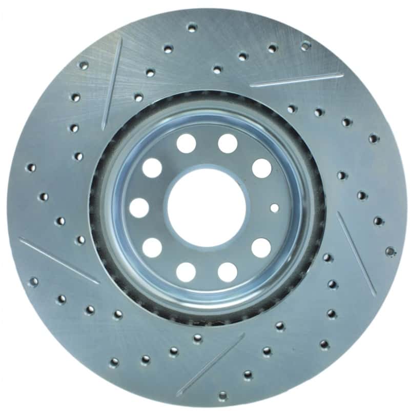 Stoptech — StopTech Select Sport 06-17 Volkswagen Jetta Slotted & Drilled Front Left Rotor
Drill/Slotted Rotor
Disc Brake Rotor - view 1