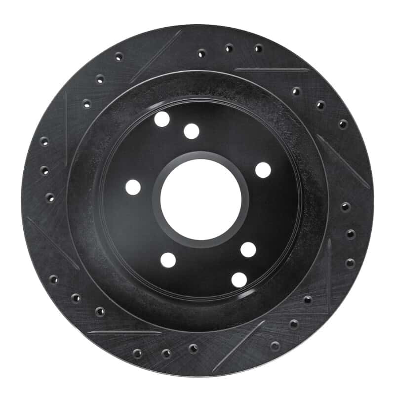 R1 Concepts — R1 84-87 Chevrolet Corvette Rear Right Drilled & Slotted Black Brake Rotor
R1 Brake Rotor Drill - view 5