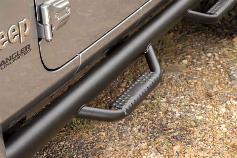 Rugged Ridge — Rugged Ridge Spartan Nerf Bar Textured Black 18-20 Jeep Wrangler JL 4 Door
OFFROAD_STEPSSLIDERS
Nerf/Step Bar - view 5