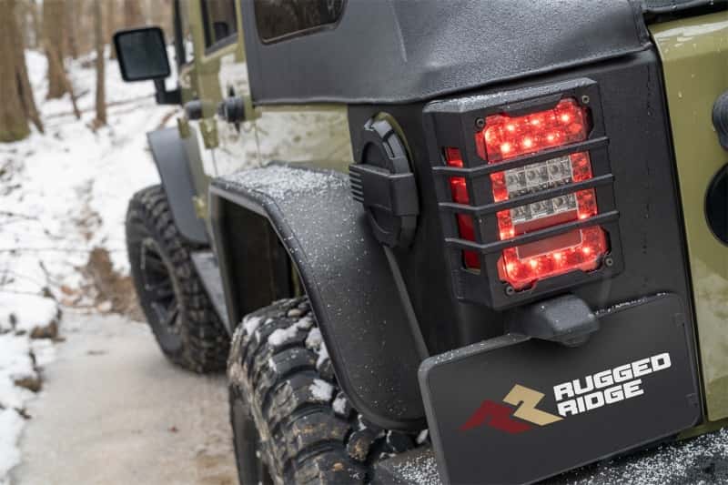 Rugged Ridge — Rugged Ridge Rear Corner Kit Body Armor 4-Door 07-18 Jeep Wrangler JKU
TRAIL ARMOR - view 4