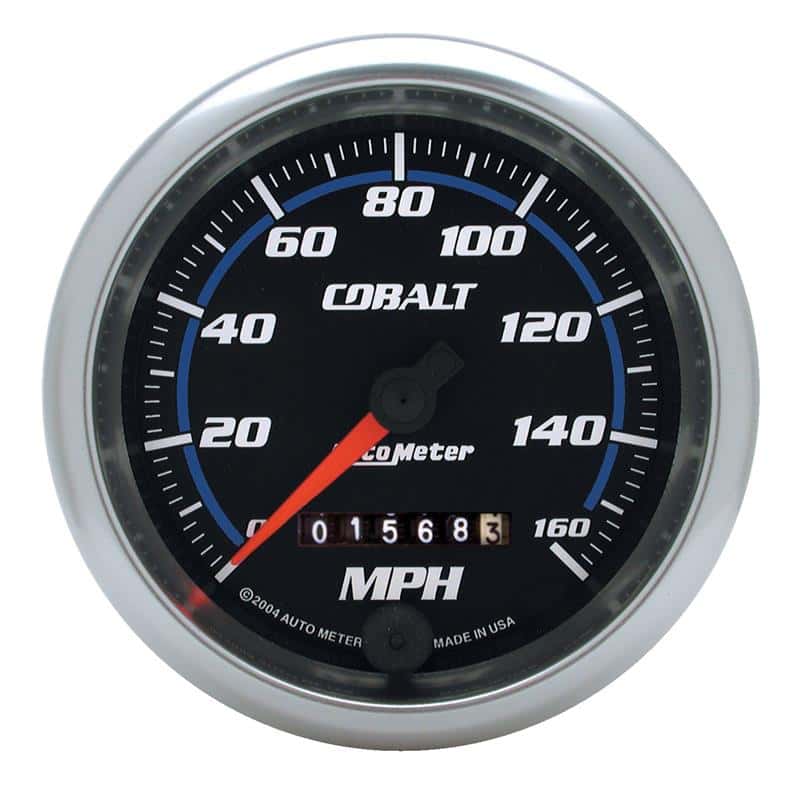 AutoMeter — AutoMeter Gauge Speedometer 3-3/8in. 160MPH Mechanical Cobalt
GA 3.4" SPD MECH CB - view 2