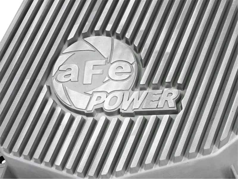 aFe — aFe Rear Differential Cover (Raw; Street Series); Dodge Diesel Trucks 03-05 L6-5.9L (td)
Differential Cover - view 4