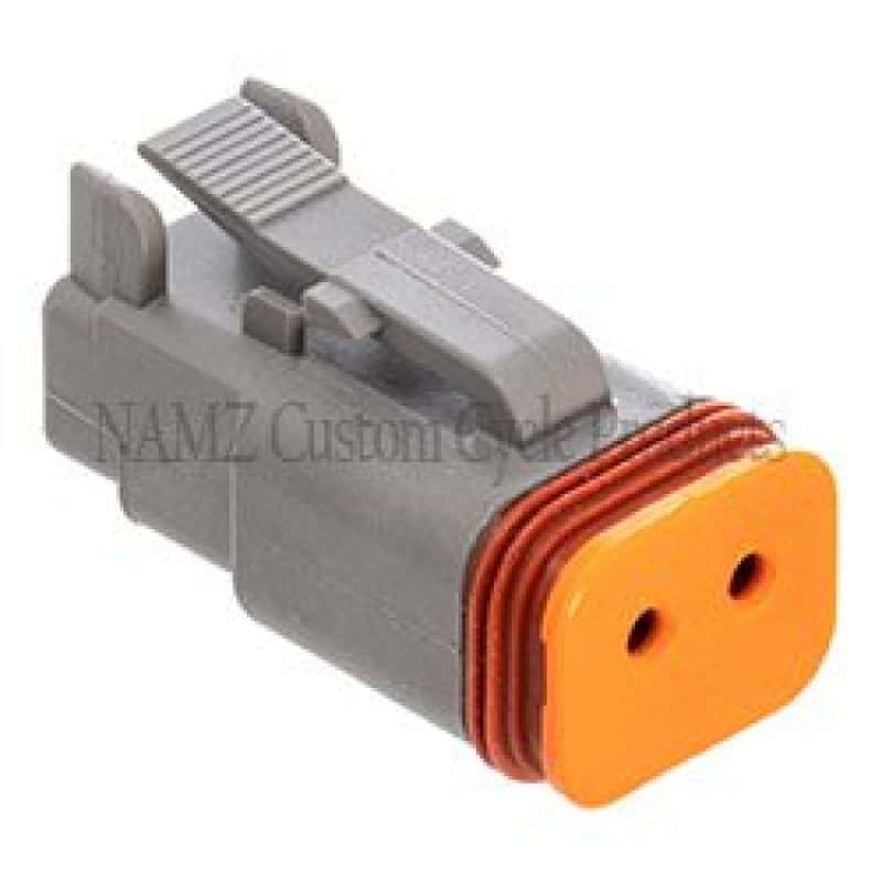 NAMZ — NAMZ Deutsch DT Series 2-Wire Plug & Wedgelock - Grey (Repl HD 72132-94GY) - view 2
