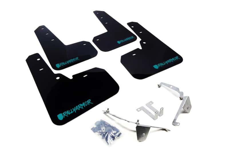 Rally Armor — Rally Armor 13-17 Subaru Crosstrek XV Black UR Mud Flap w/Teal Altered Font Logo
Mud Flap - view 2