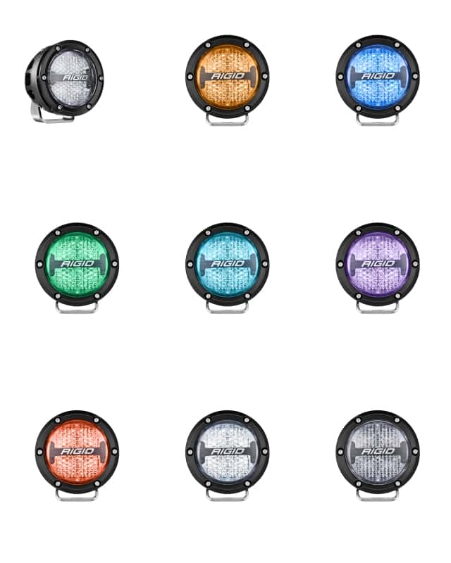 Rigid Industries — Rigid Industries 360-Series 4in LED Off-Road Diffused Beam - RGBW Backlight (Pair)
RGBW LED LAMP - view 3
