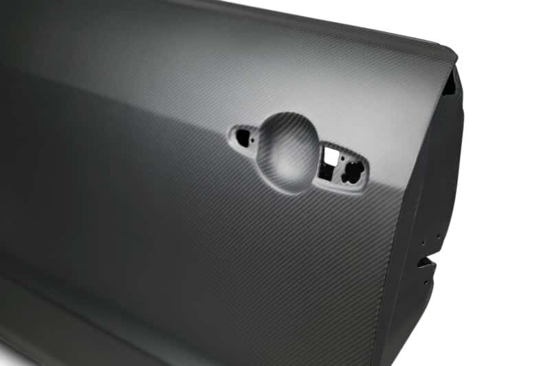 Anderson Composites — Anderson Composites 05-09 Ford Mustang Dry Carbon Doors (Pair) - view 6