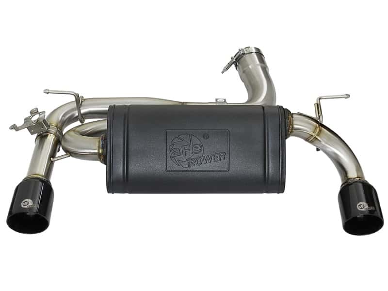 aFe — aFe MACHForce XP 16-17 BMW 340i/iX 440i/iX L6-3.0L (t) SS Axle-Back Exhaust w/Black Tip
Axle-Back Exhaust - view 2
