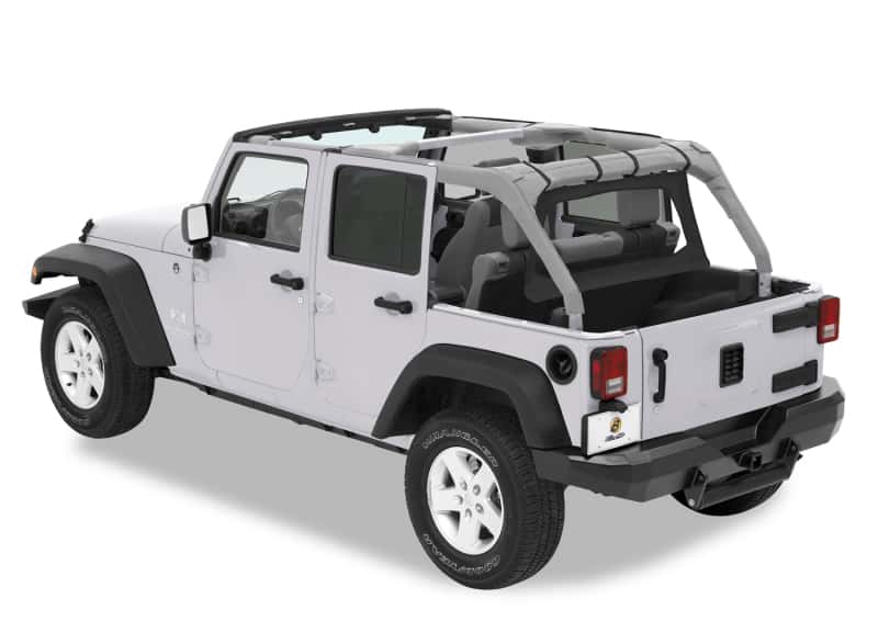 Bestop — Bestop 07-18 Jeep Wrangler JK 4-Door Windjammer (Black Diamond)
Windjammer - view 1