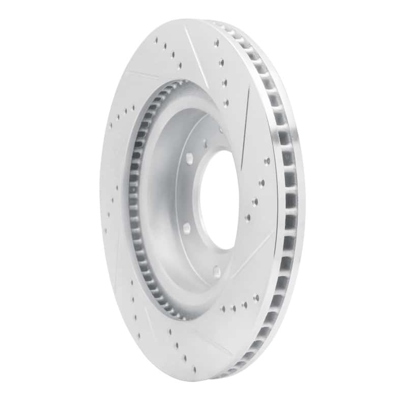 R1 Concepts — R1 08-17 Mitsubishi Montero Limited (Mexico) Front Left Drilled & Slotted Silver Brake Rotor
R1 Brake Rotor Drill - view 4