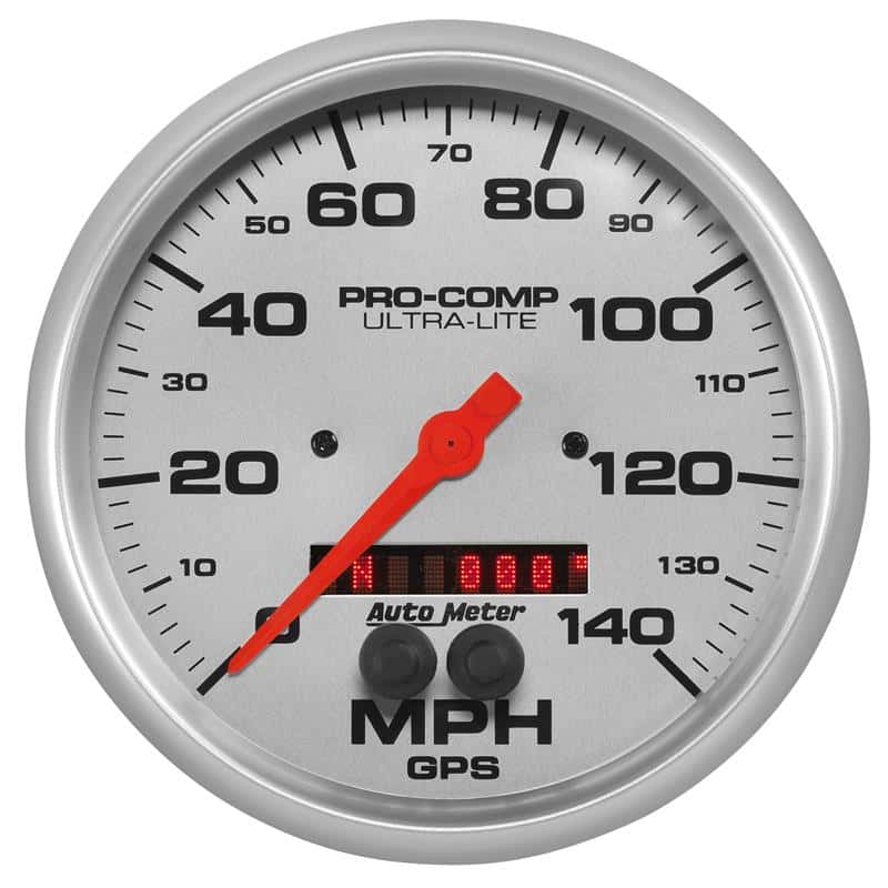 AutoMeter — Autometer Ultra-Lite 5in 140MPH GPS Speedometer
5" SPEEDO, 140 MPH, - view 2